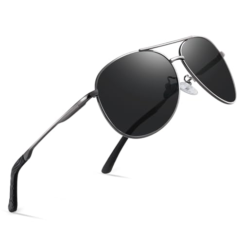 Lunettes de soleil homme pilote pour la conduite et les sorties de pêche en plein air