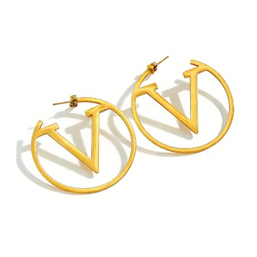 Chunky Letter Earrings