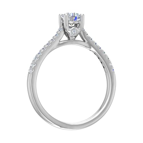 1/2 Carat Diamond Solitaire Engagement Ring in 14K Gold2