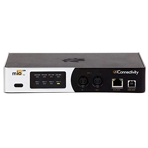 Iconnectivity Mioxm Usb Midi Interface With 2X Midi Cable Male To Male Cable 10' Bundle #TOP2