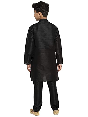 Image of KRAFT INDIA Boys Silk Kurta Churidar