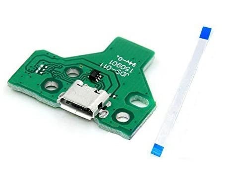 TCOS TECH PS4 Controller USB Charging Port Charger Socket Board JDS-011 with 12 Pin Power Switch Flex Eject Ribbon Cable for Sony PlayStation 4 PS4 Controller (B019J6J1CI) Amazon Price History, Amazon Price Tracker