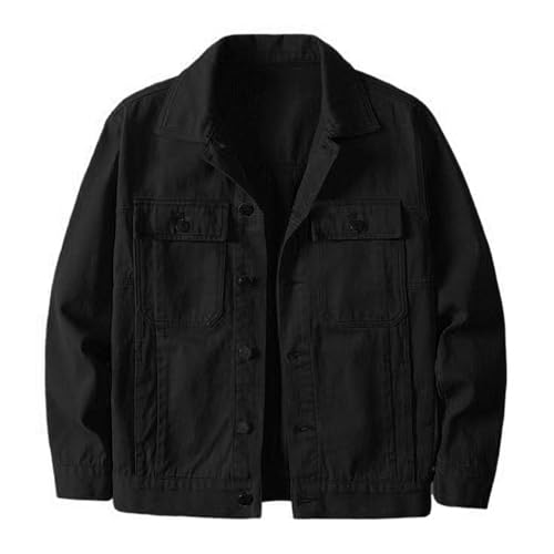 Chaqueta de mezclilla slim para hombre manga larga miniatura 5