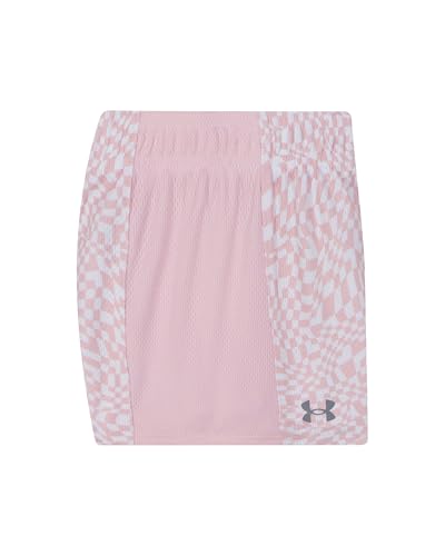 Image of Under Armour Girls' 2-piece Short Sleeve Tee and Shorts Set, Lightweight and Comfortable