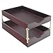 JHUS Letter Stackable Desk Tray, Mahogany Office-Desk-Trays Office Organization File Organizer Shelf Organizer Mail Organizer File Box Home Office Desk Shelf Paper Organizer Office Desk accessor