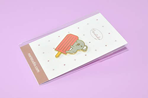 Koala and Pink Ice Pop Enamel Pin3