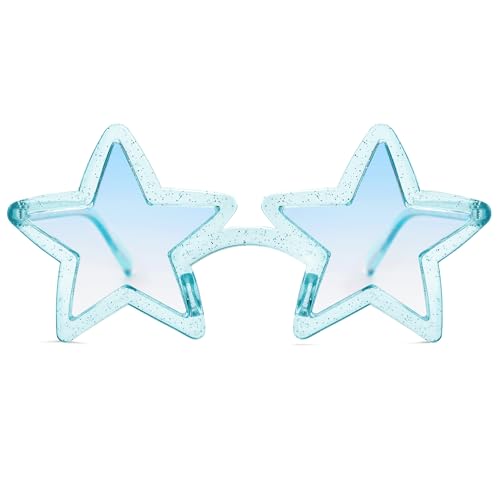 Image of VANLINKER Colorful Star Shape Sunglasses lovely cute sun glasses Party Glasses VL9839