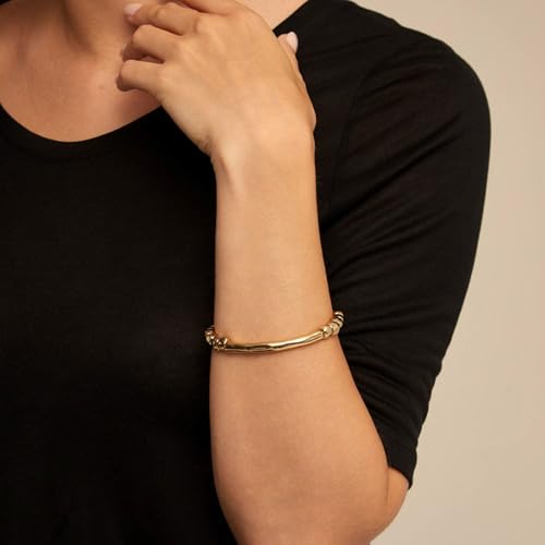 Uno de 50 JOURNEY Beaded Stretch Bracelet, 18K Gold-Plated by Uno de 50 - Image 2