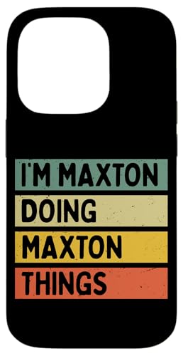 I'm Maxton Doing Maxton Things �ʔ������� �X�}�z�P�[�X iPhone 14 Pro �p