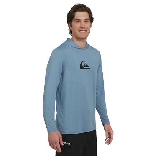 Quiksilver Men's Swimwear Regular Fit UPF 50 Sun Tee Hooded Rash Guard Shirt (S-XXL)3