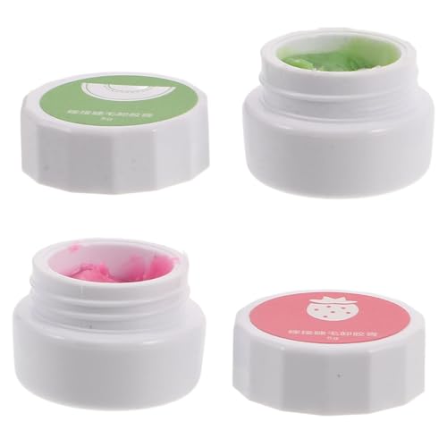 NUOBESTY Lot de 2 Crèmes Dissolvantes pour Colle à Cils Parfum Fruité Melon Fraise Formule Douce Retrait Rapide et Sûr des Faux Cils Accessoire Professionnel pour Nettoyage