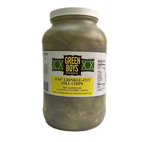 Green Boy Crinkle Cut Dill Pickle 3.79L x 1