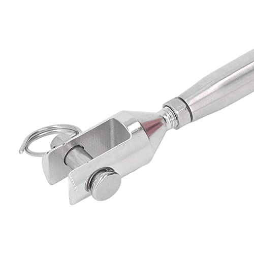 Turnbuckle M8 Quijada de Acero Inoxidable, 2 piezas, duradero para cable de alambre miniatura 7