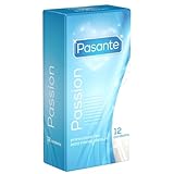 Pasante Passion (Ribbed), Rippenkondome für verstärkte Gefühle und einen besonders intensiven Orgasmus, 1 x 12 Stück