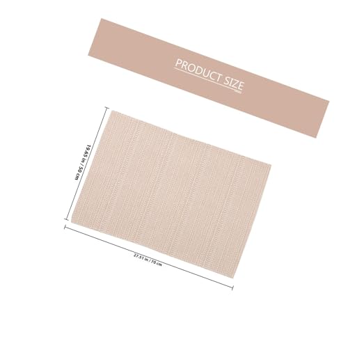 Funda para reposabrazos de sofá beige: protector ajustable de lino STOBAZA 3