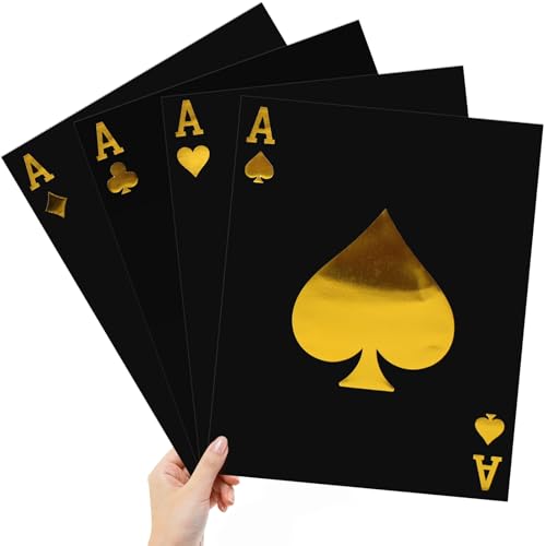 MotiMind 4 Cartas Tamaño Jumbo para Poker 15.8x12.6 pulg miniatura 7