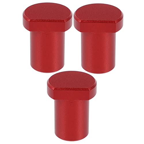 DIYEAH 3pcs Aluminum Alloy Workbench Stopper Bench Dog Planing Insert for Woodworking Hold-Down Clamp for Routing and Cutting Easy Installation Non-Destructive Attachment