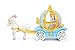 Jada Toys Disney Princess Cinderella Horse-Drawn Carriage RC Radio Control Vehicle, Toys for Kids
