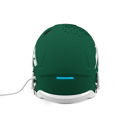 Image of NFL Echo Dot Bundle: Includes Echo Dot | Charcoal and Limited-Edition NFL Helmet Stand | New York Jets