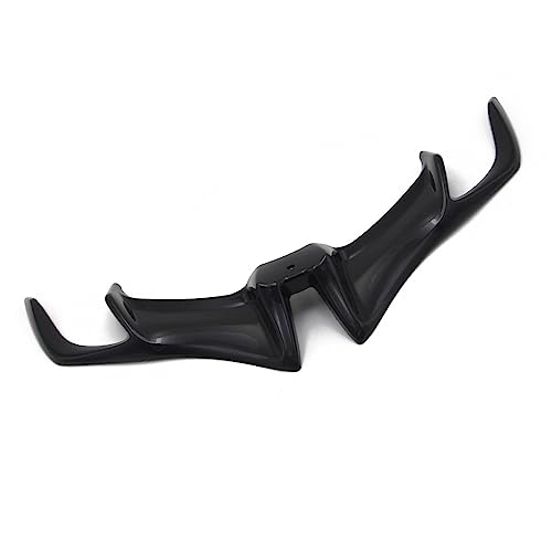 IMSTAM RS200 ABS Motorrad Frontverkleidung Winglets Aerodynamische Schutzabdeckung Kompatibel mit Bajaj Pulsar RS 200 Zubehörteilen(Black)