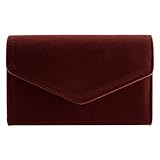 CurvChic Clutch Purses for Women Evening Bag Faux Suede Formal Party Wedding Cocktail Prom