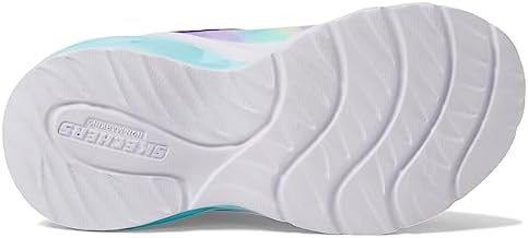 Skechers Kids Girls Coastline Sneaker, Lavender/Multi, 7 Toddler | Image 2