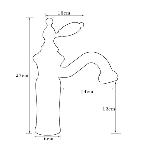 Robinet de lavabo style européen en jade et laiton pour rénovation de maison - 3