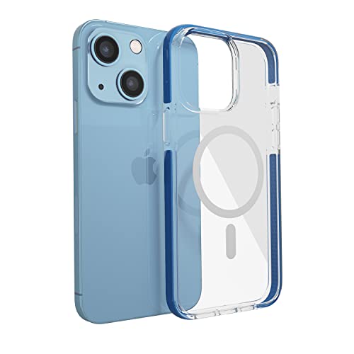 Image of Vaku Luxos Guard MagPro for iPhone 14 Cover Case, 10 Feet Drop Protection, Shockproof, Scratch Resistant, Slim, Thin Compatible with MagSafe iPhone 14 Back Cover - Dark Blue