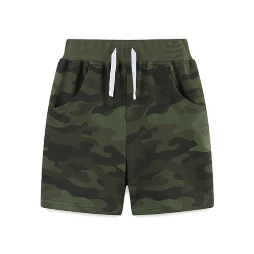 Boys Summer Jogger Active Sweat Shorts Cam𝐨 Shorts Toddler Kids Casual Elastic Waist Camouflage Short Pants