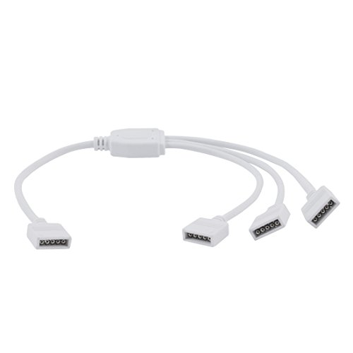 Uxcell a15030600ux0326 LED RGBW Color Strip 5Pin Female Connector 1 to 3