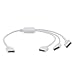 LED RGBW Color Strip 5Pin Female Connector 1 to 3 Splitter Cable White