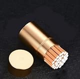 [Descripción del material]: funda para cigarrillos de aleación de aluminio, ultraligera, duradera y portátil.
