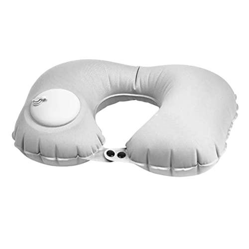 Set 2 Almohadas cervicales tamaño 46x29 cm gris miniatura 1