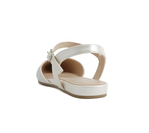 Image of Delicious Victoria ~ Women Pointed Toe Slingback Flat Bridal Dress Pumps