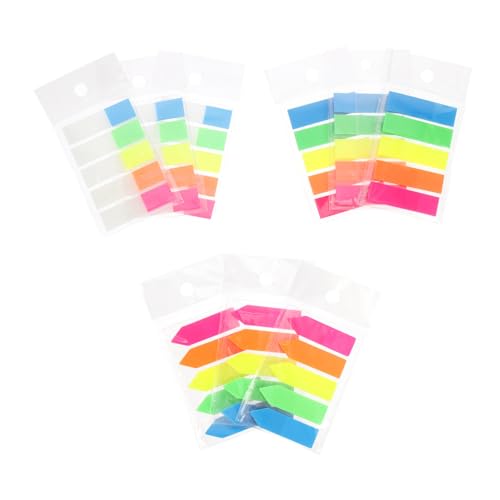 ZUNOXAZ 900個 彩色便利? インデックスステッカー 強粘着 目印付箋 学習 オフィス用 実用的なラベルシール ノート整理に 軽量コンパクト収納