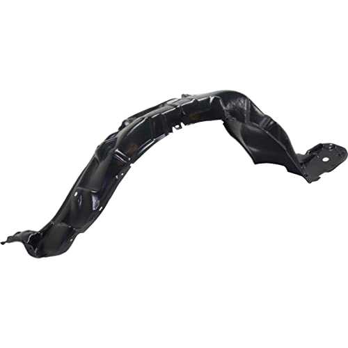 Image of FitParts Compatible with Toyota Prius 2010-2015 Front Right Fender Liner | Passenger Side, Hatchback, Plastic, Ready to Install, OEM 5387547030, TO1249158