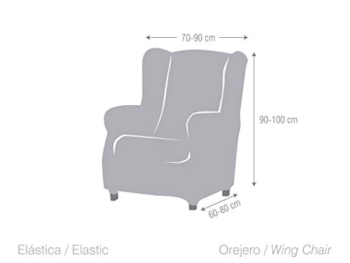 Funda de sillón orejero bielástica Eysa Caldera tejido f815459 4
