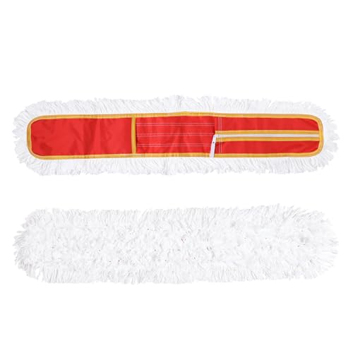 Image of 36 inch Microfiber Mop Pads 2 Pieces Just Fit CLEANHOME Industrial Dust Mop: B08R3F1ZZM,Red | Just Fit CLEANHOME Industrial Dust Mop: B08R3F1ZZM,B0GL7WQZBY,B0GL7R3KKP,B08R3H69ZB