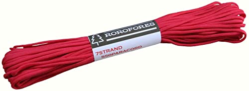 ROROFORES 7STRAND 550PARACORD �p���R�[�h 7�c 4mm 30m ���b�h