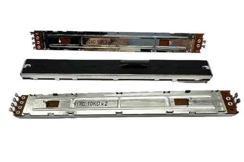 Console de mixage audio fader duplex D10Kx2 potentiomètre de volume coulissant 128 mm poignée T