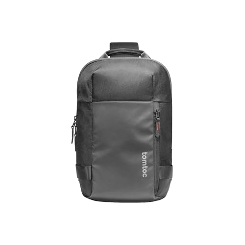 tomtoc 5L Compact Sling Backpack for Men Women, Lightweight Crossbody Shoulder Bag for 2026 11-inch iPad Air M4/M3, iPad Pro M5/M4, iPad A16, Nintendo Switch 2/Rog Xbox Ally X, EDC Daypack - XS Size