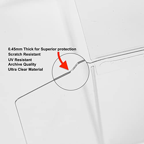 Retro As F Action Figure Protector Box (10 Pack) - Uv Protective, Scratch Resistant Archival Quality Plastic Shield Display Case For Collectible Figure Storage (Dc Multiverse), Clear #TOP4