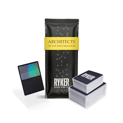 Pochettes de cartes de jeu de société ajustées pour Architects of West Kingdom anti-saleté