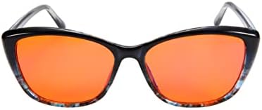 Sleep ZM Mystic Collection Orange Lens Blocks 99.9% of Blue Light - Our Glasses Help You Sleep Better, Stop Eye Strain, Headaches & Migraines So You Can Look, Feel & Live Better