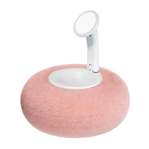 Support oreiller pour téléphone en tissu doux et ajustable pour lit et canapé