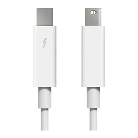 JSER 2m Thunderbolt Port to Thunderbolt Male to Male Video Data Cable for MacBook 2013 2014 2015 Cover
