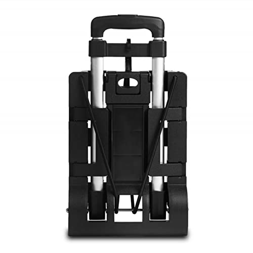  DUTUI Carrello Portatile per Auto Mini Pieghevole per La Spesa Domestica Tirare Il Corriere Prendere Il Pacco Bagagli Trasportare Il Rimorchio della Spesa in Plastica di Ingegneria