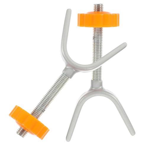 SECFOU Accesorios 2 Piezas de Perno Tipo Barandilla Tornillos de Hierro Plata de Puerta de Seguridad para Bebés y Cercados para Perros para Escaleras