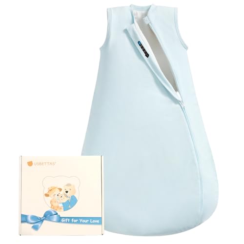 Image of Baby Sleep Sack 18-24 Months, 1.0 Tog Supersoft Thermostatic Cotton Toddler Sleeping Sack for Babies Infant, 2-Way Zipper Baby Wearable Blanket for All Season