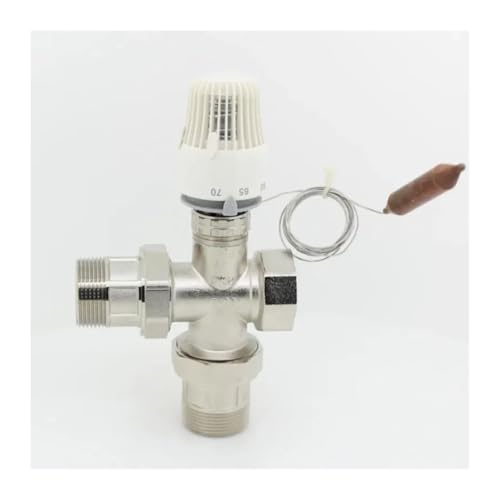 TQNOQECL Sistema de calefacción de Suelo con regulación de 30-70 Grados, válvula termostática for radiador, Control Remoto M30 x 1,5, válvula de 3 vías DN15 DN20 DN35 DN32(DN25)
